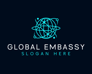 Global Tech Network logo design