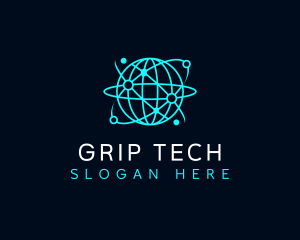 Global Tech Network logo design