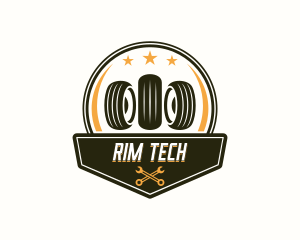 Tire Repair Maintenance logo design