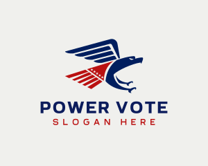 Political American Eagle logo design