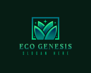 Leaf Eco Garden logo design