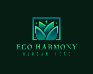 Leaf Eco Garden logo design