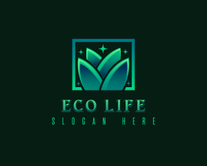 Leaf Eco Garden logo design