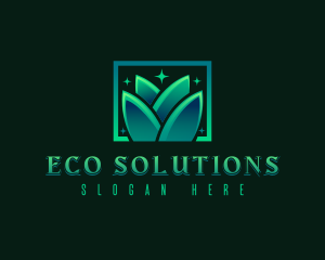 Leaf Eco Garden logo design