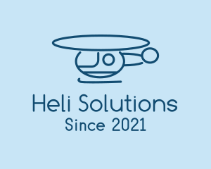 Blue Helicopter Tour logo