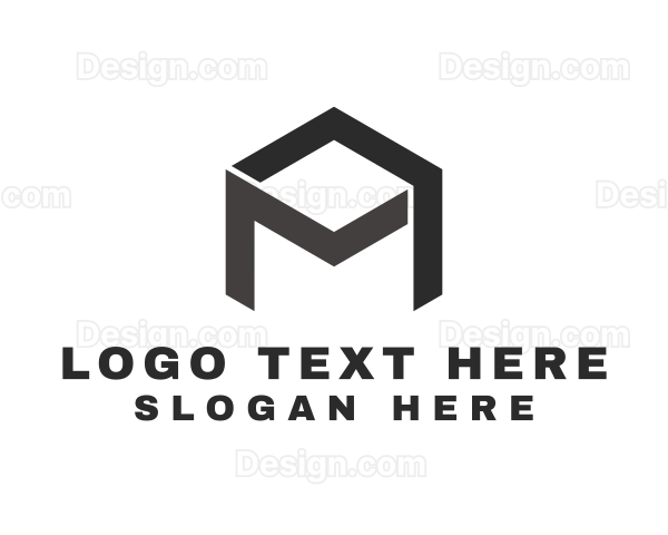 Logistics Box Delivery Logo