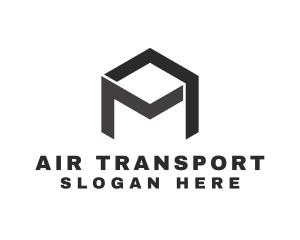 Logistics Box Delivery logo design