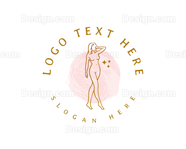 Sensual Woman Body Logo