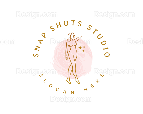 Sensual Woman Body Logo