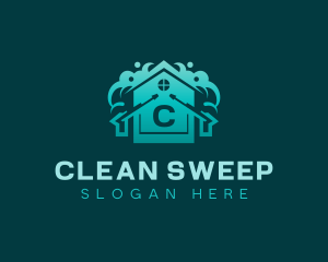 Power Washer Home Cleaning logo design