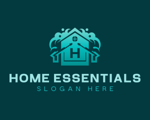 Power Washer Home Cleaning logo design