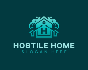 Power Washer Home Cleaning logo design