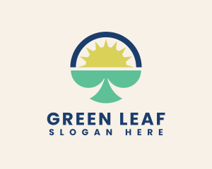 Farm Leaf Sprout logo