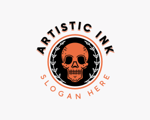 Indie Skull Tattoo logo