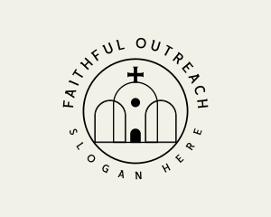 Catholic Chapel Cross logo design