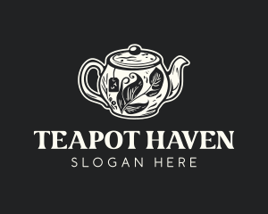 Organic Teapot Tea logo design