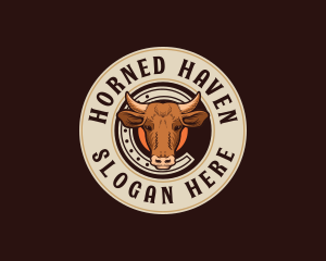 Rodeo Bull Horn logo design