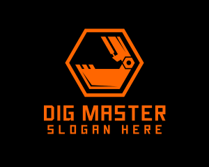 Machinery Excavator Machine  logo