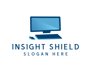 Computer Monitor Keyboard Mouse logo