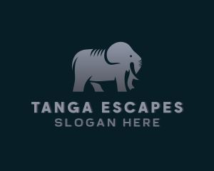 Wild Zoo Elephant  logo design