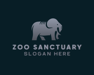 Wild Zoo Elephant  logo design