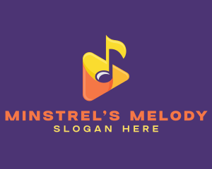 Music Media Player logo design