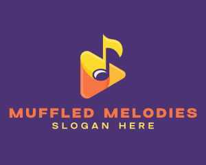 Music Media Player logo design