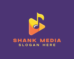 Music Media Player logo design