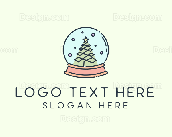 Christmas Snow Globe Logo