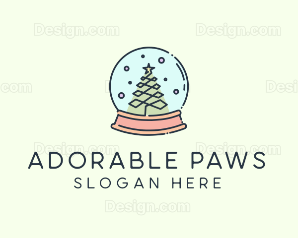 Christmas Snow Globe Logo