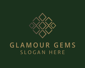 Golden Luxury Diamonds logo design