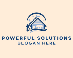 Residential Home Power Washer logo design