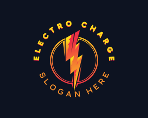 Electric Bolt Lightning logo design