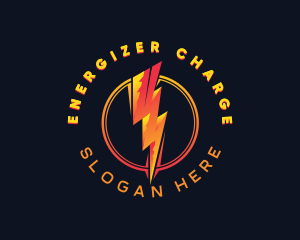 Electric Bolt Lightning logo design