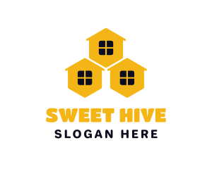 Hive House Village logo design