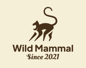 Brown Wild Monkey logo design