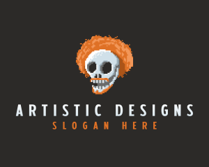 Wig Hair Artist logo design