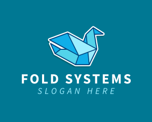 Paper Blue Bird Origami logo