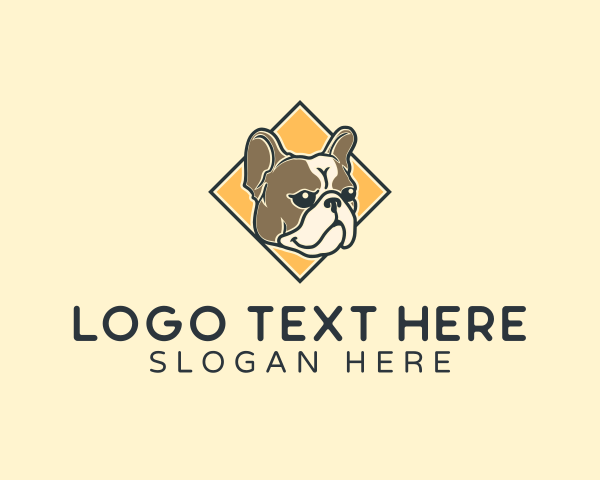 Bulldog logo example 2