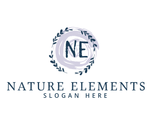 Natural Leaf Swirl logo design