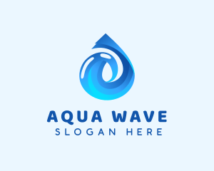 Water Droplet Liquid logo