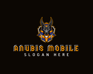 Egyptian Pharaoh Anubis logo