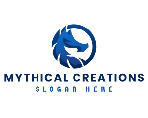 Gaming Dragon Monster logo design