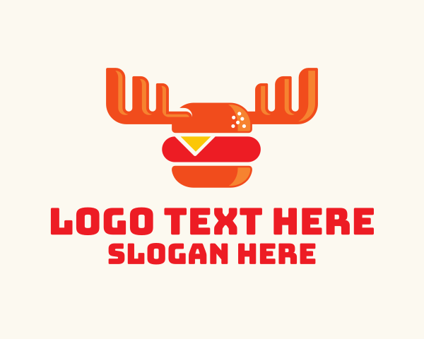 Cheeseburger logo example 2