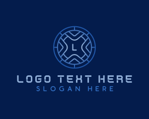Digital Tech Software Application Logo