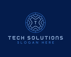 Digital Tech Software Application logo design