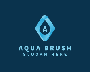 Water Drop Liquid logo design