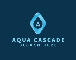 Water Drop Liquid logo design