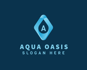 Water Drop Liquid logo design