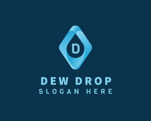 Water Drop Liquid logo design